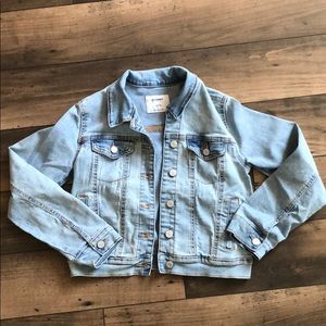Old Navy girls jean jacket, size L 10/12